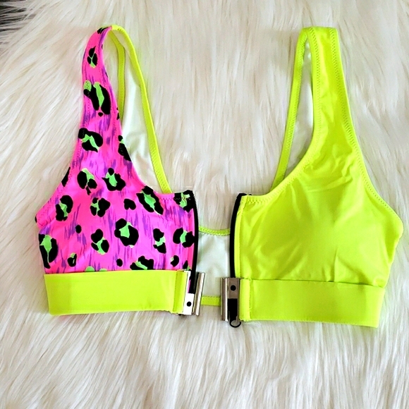 New Highwaisted Leopard Print Bikini Set Swimsuit - Picture 7 of 8